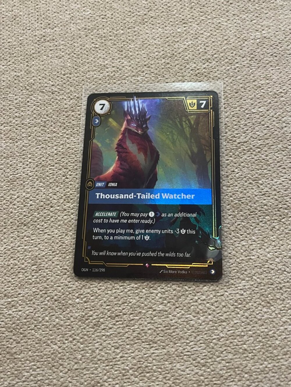 Thousand-Tailed Watcher 116/298 Origins (OGN) Riftbound: League of Legends Card